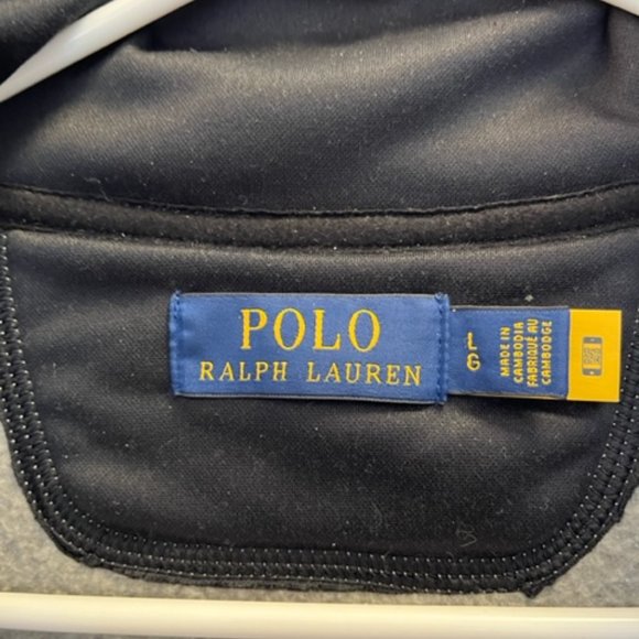 Polo Ralph Lauren Men's Gray Zip Up SWEATER Size L - Picture 2 of 3